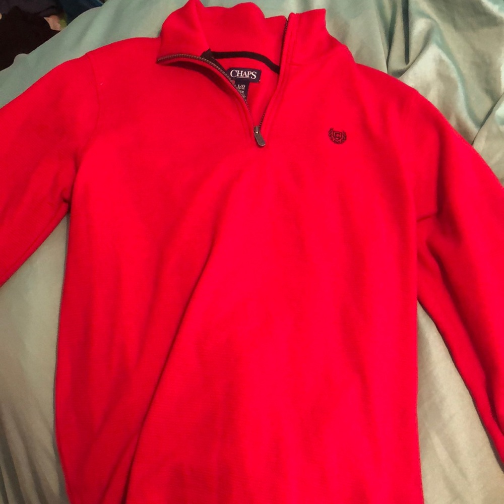 red pullover
